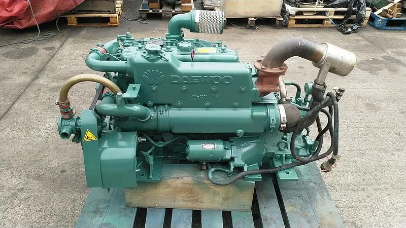 Used Doosan L034 70HP Marine Diesel Engine