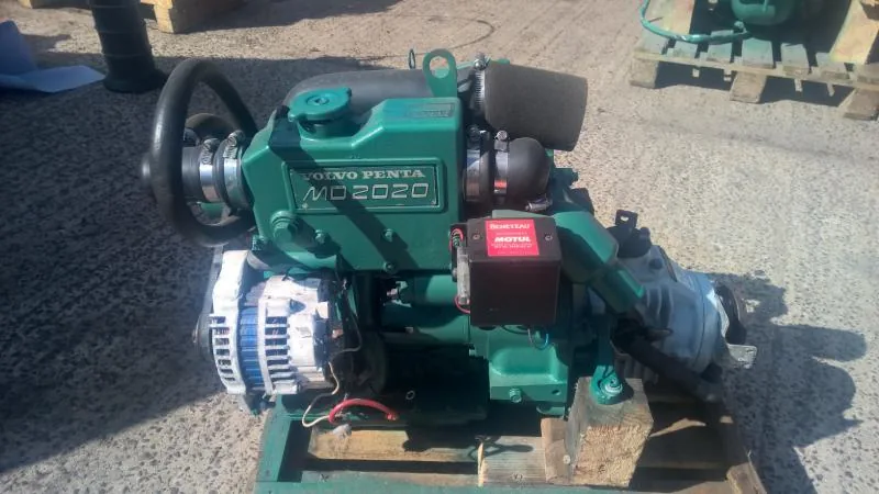 Used Volvo Penta MD2020 19HP Marine Diesel Engine