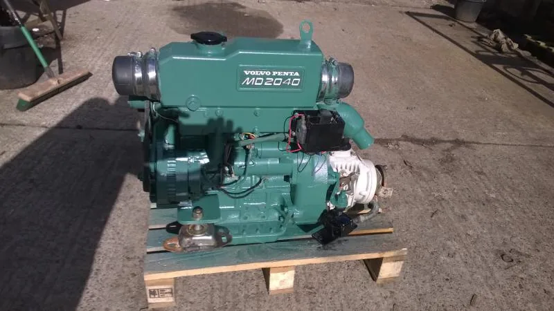 Used Volvo Penta MD2040 39HP Marine Diesel Engine