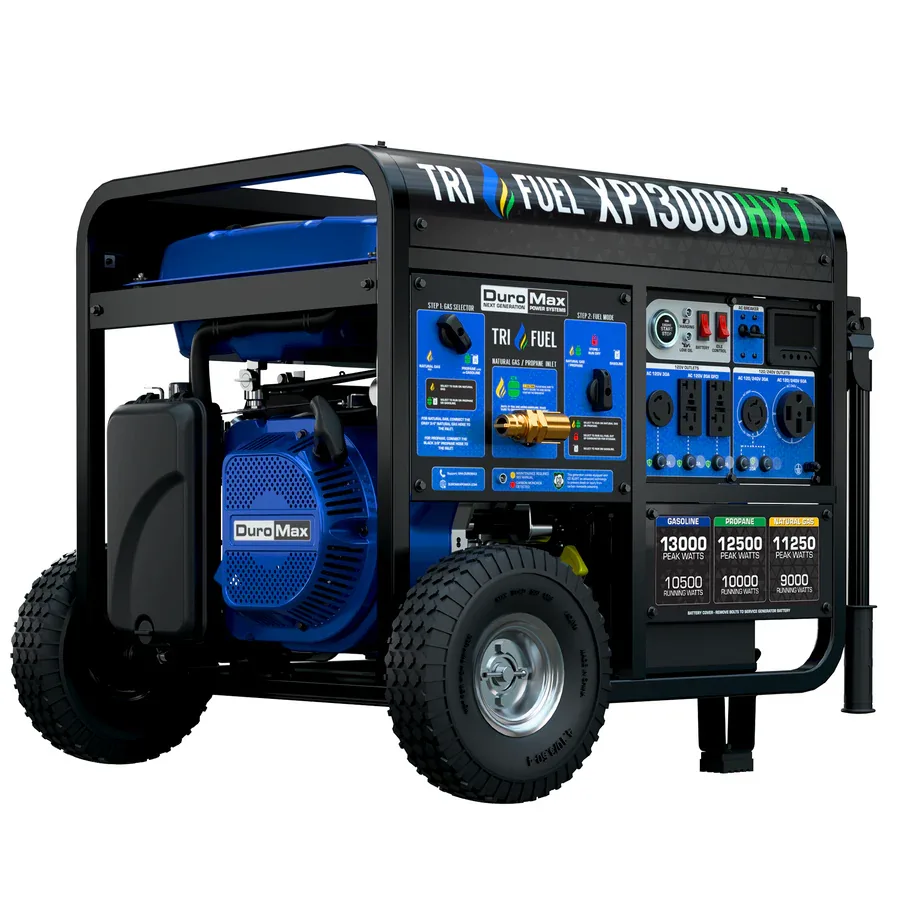 DuroMax XP13000HXT Tri-Fuel Portable Generator 13000W