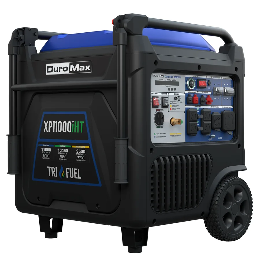 DuroMax XP11000iHT Tri-Fuel Inverter Generator 11000W