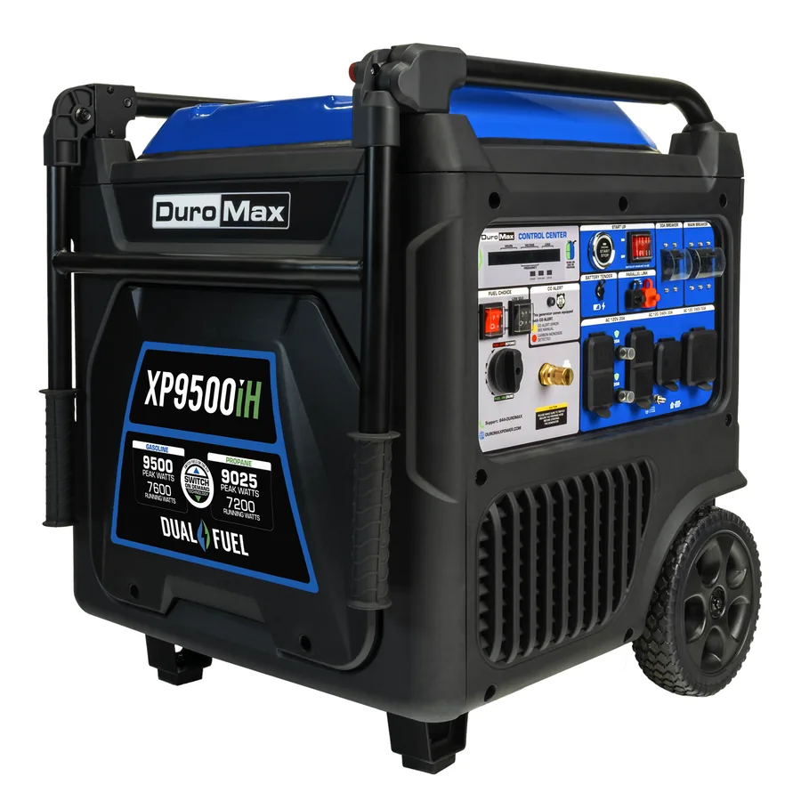 DuroMax XP9500iH Dual-Fuel Inverter Generator 9500W