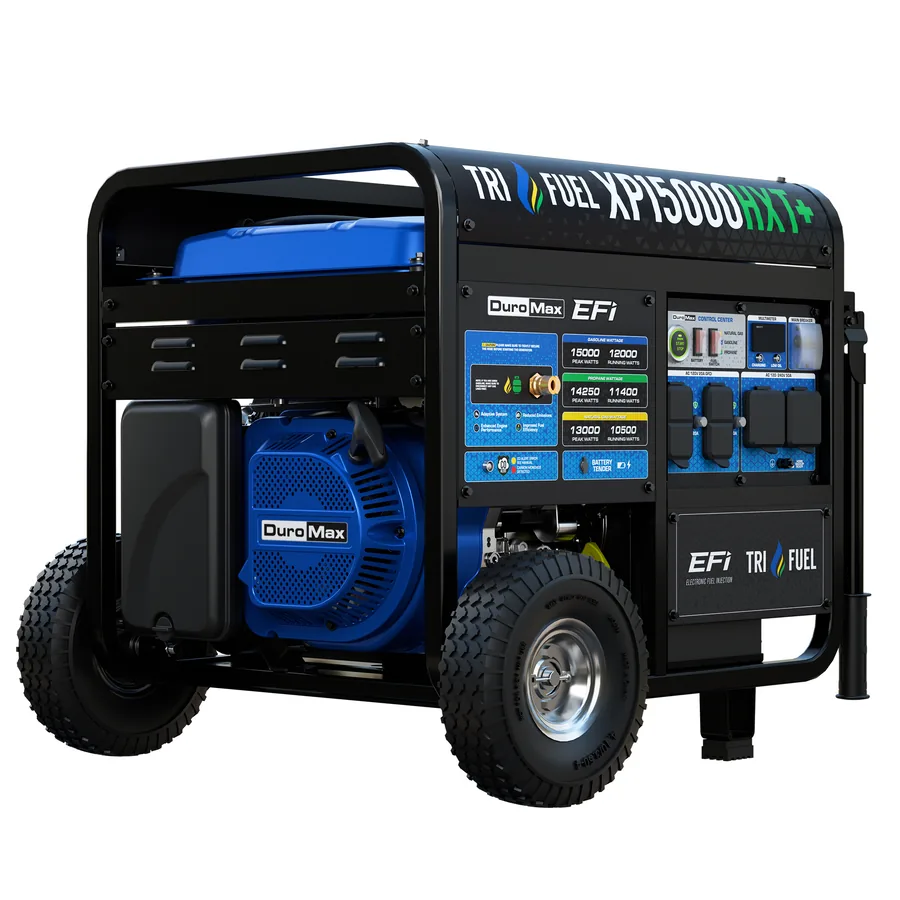 DuroMax XP15000HXT+ Tri-Fuel EFI Portable Generator 15000W