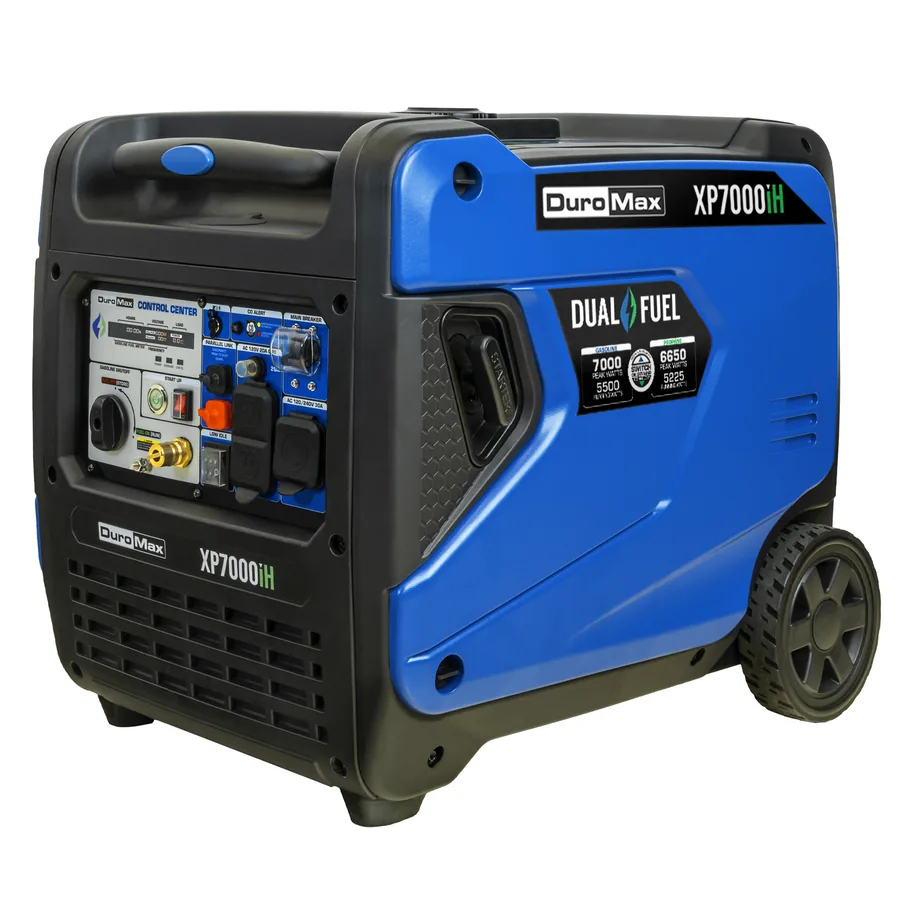 DuroMax XP7000iH Dual-Fuel Inverter Generator 7000W