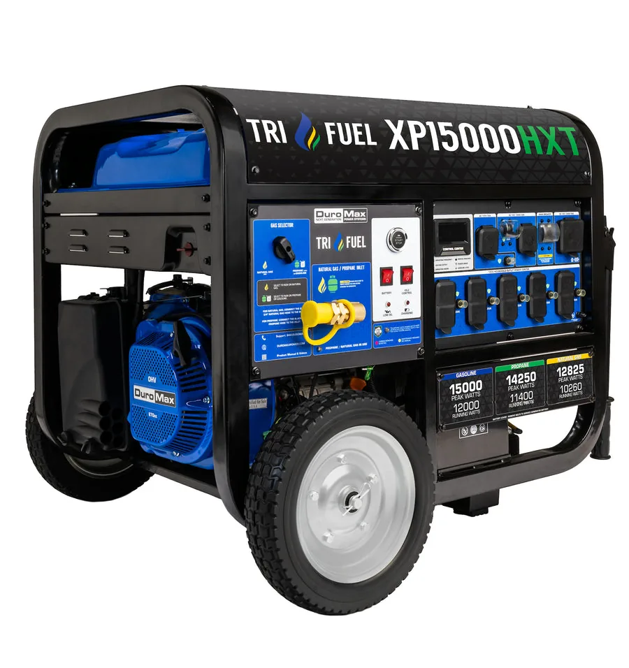 DuroMax XP15000HXT Tri-Fuel Portable Generator 15000W (Unit 2)