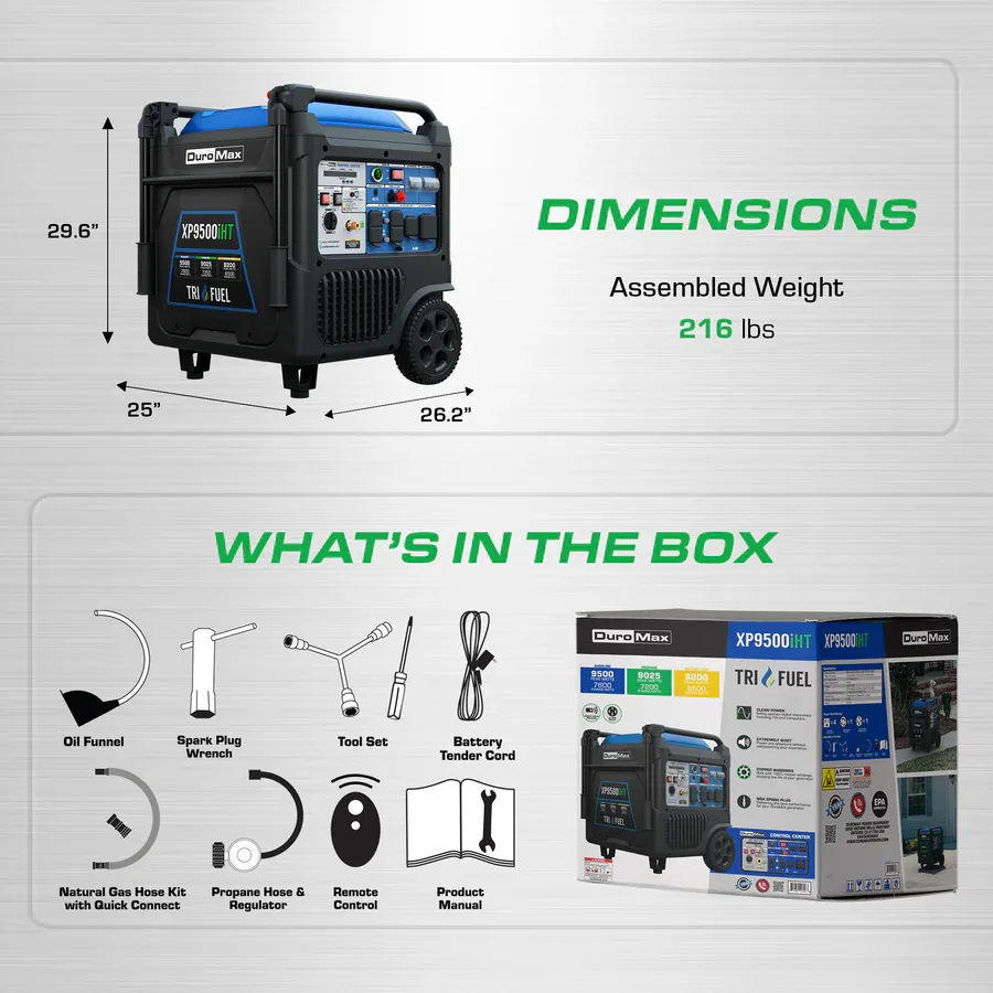 DuroMax XP9500iHT4