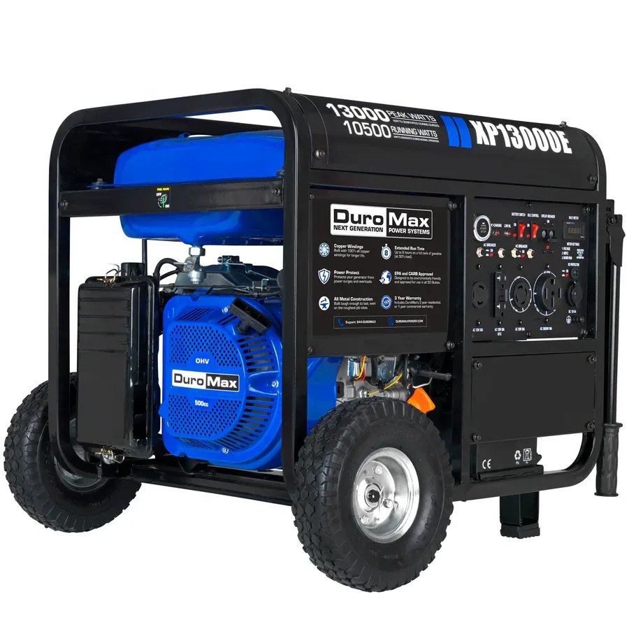DuroMax XP13000E Portable Gas Generator 13000W