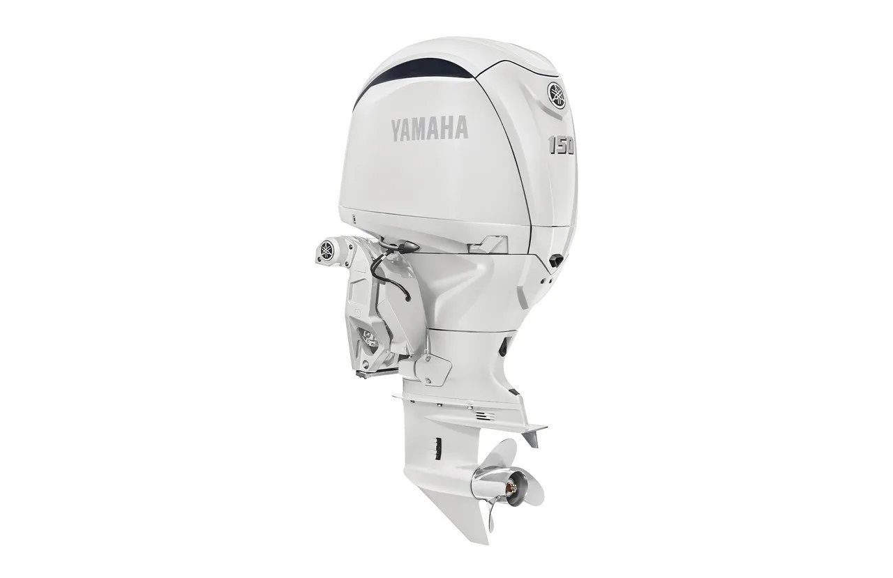 Yamaha LF150XSA2 150HP White Digital Counter Outboard Motor