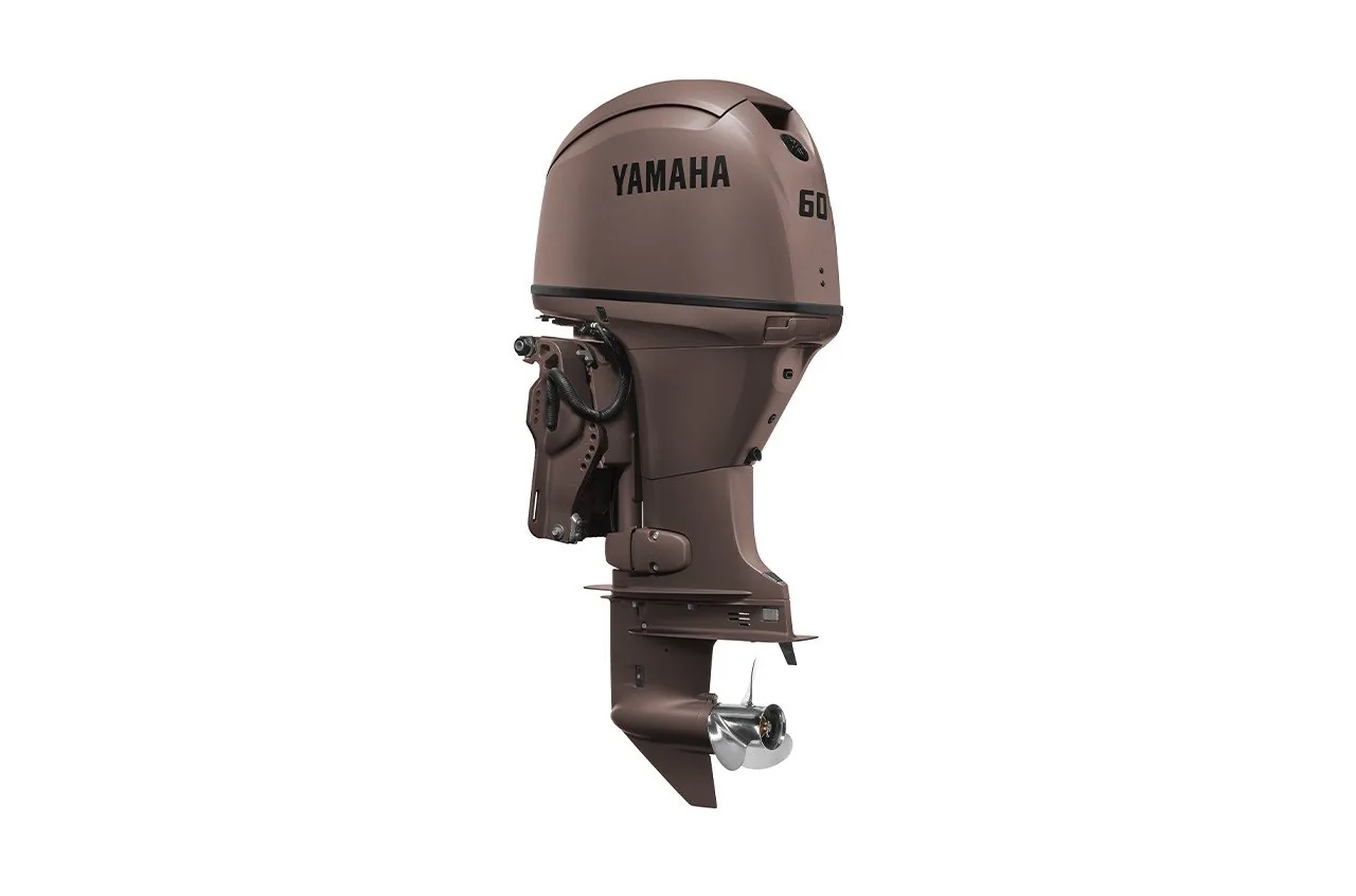 Yamaha F60LC3 60HP Matte Gray Mechanical Outboard Motor