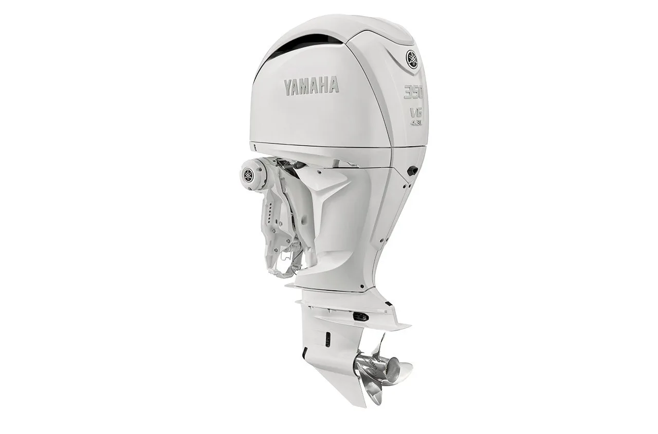 Yamaha F350XSA2 350HP White Digital Control Outboard Motor