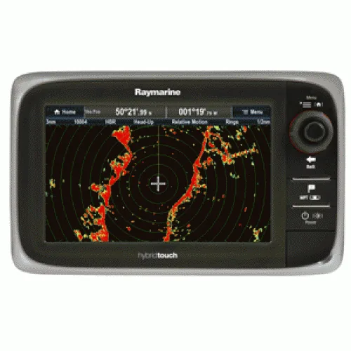 RAYMARINE E7D 7 MF W/ SONAR, INTERNAL GPS – ROW CHARTS NO TRANSDUCER