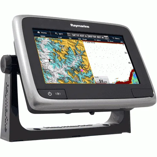 RAYMARINE A77 WI-FI 7 TOUCH MFD W/CLEARPULSE DIGITAL SONAR NO CHARTS