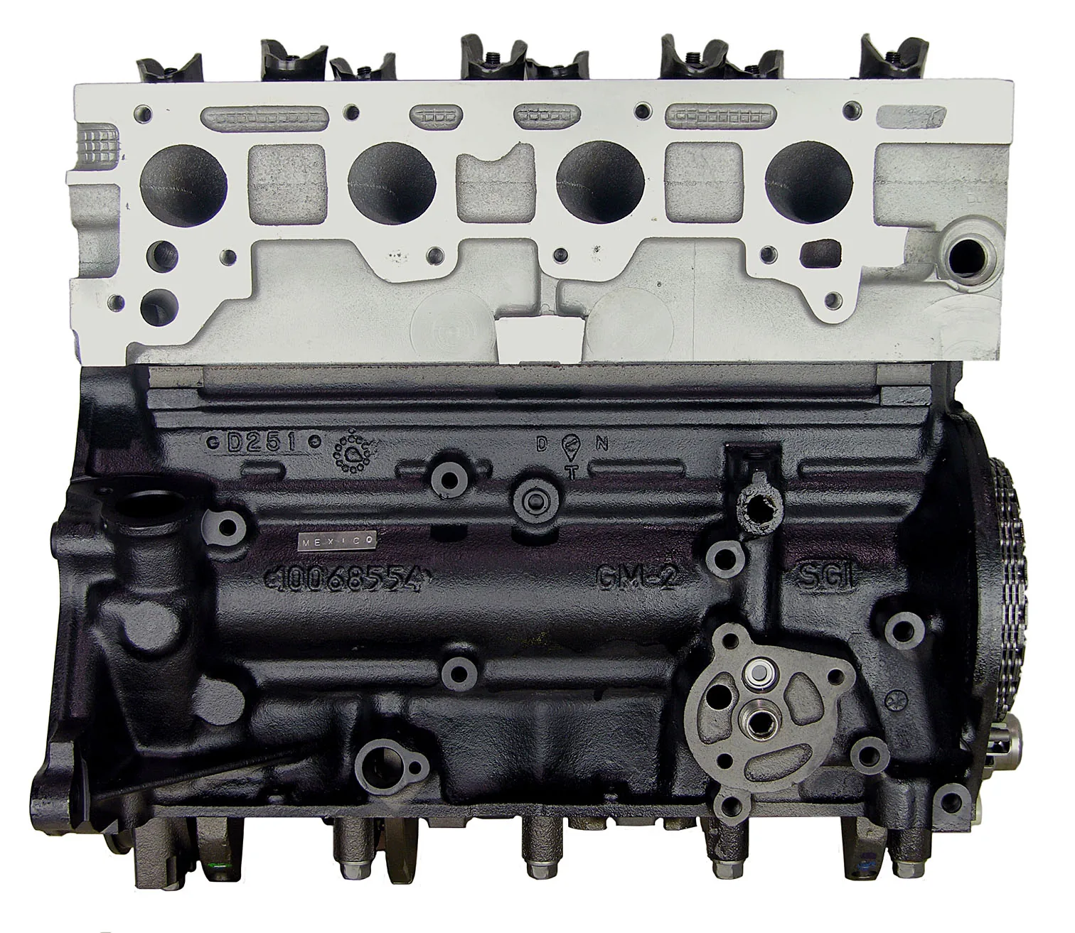 chevrolet pontiac 2.2l l4 remanufactured engine 1990 1991 fwd 3
