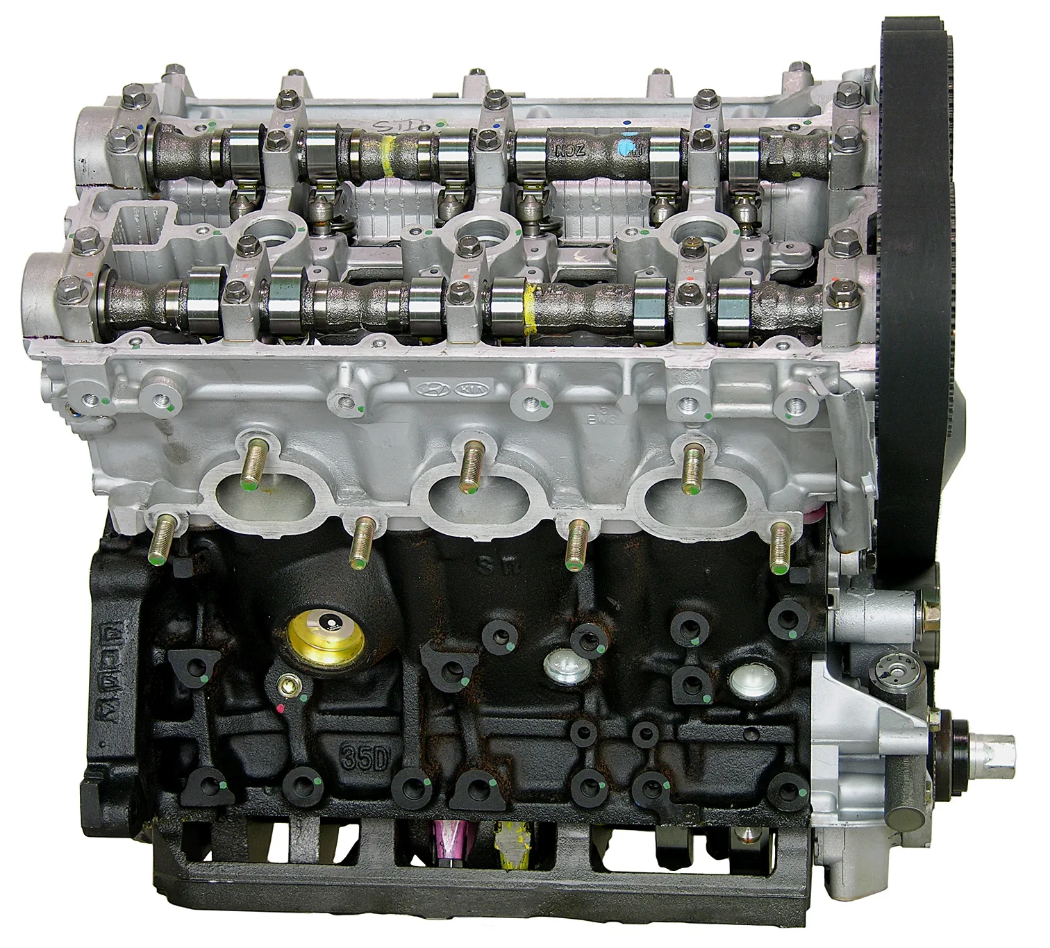 kia 6gcu 3.5l v6 remanufactured engine 2003 2006 2