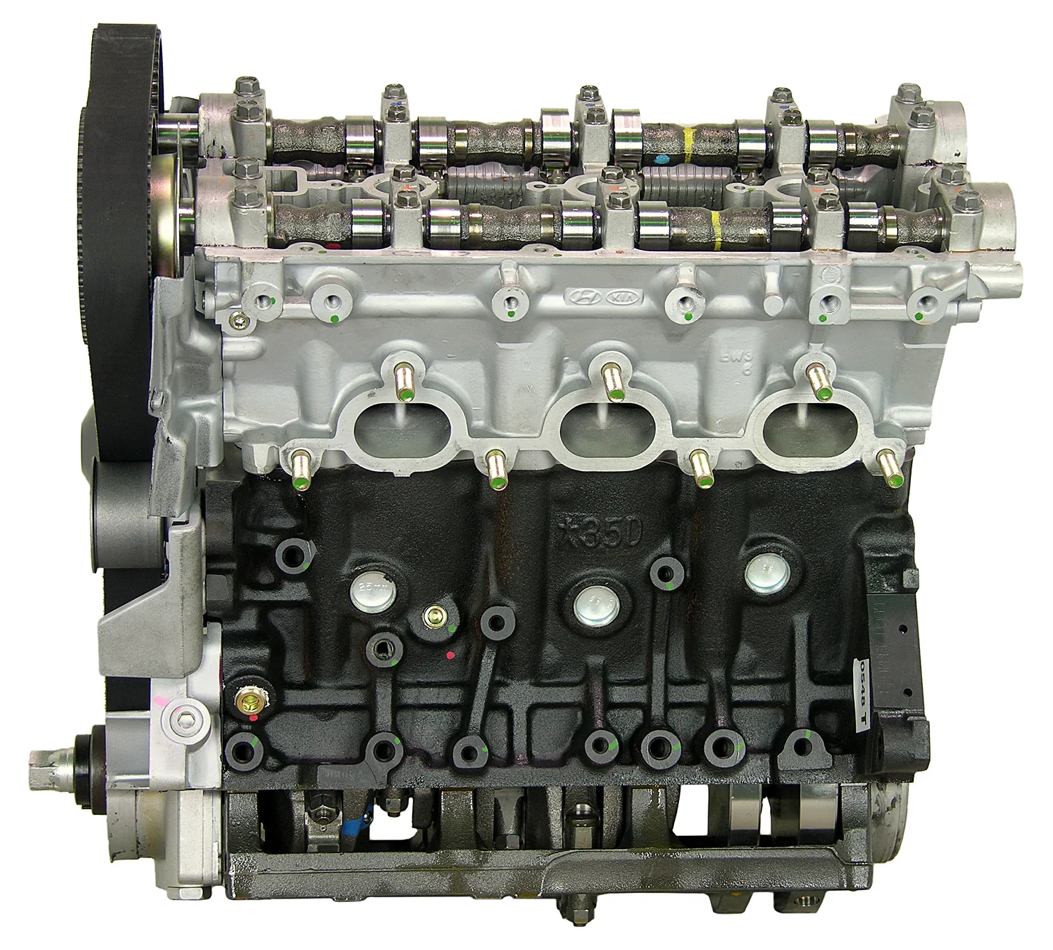 kia 6gcu 3.5l v6 remanufactured engine 2003 2006 4