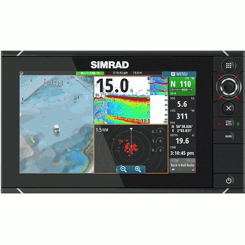 SIMRAD NSS9 EVO2 COMBO MULTIFUNCTION DISPLAY W/ INSIGHT USA