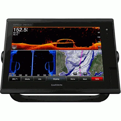 GARMIN GPSMAP 7612XSV – PRELOADED LAKEVÜ HD & BLUECHART G2