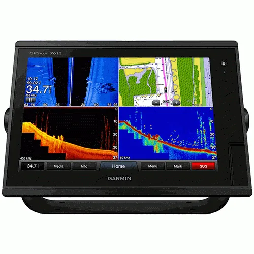 GARMIN GPSMAP 7612 – PRELOADED LAKEVÜ HD & BLUECHART G2