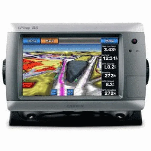 GARMIN GPSMAP 740 TOUCHSCREEN GPS CHARTPLOTTER W/ US COASTAL MAPS