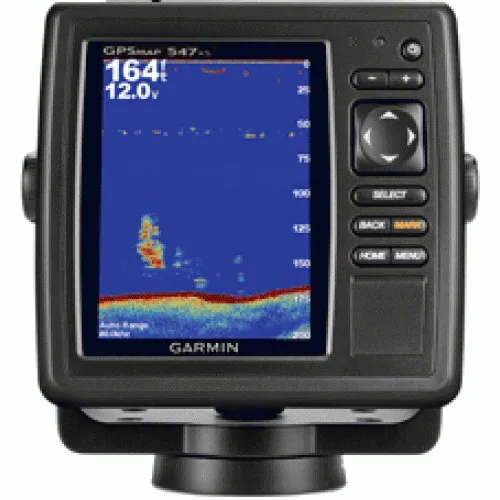 GARMIN GPSMAP 547XS COMBO W/ TRANSOM MOUNT TRANSDUCER
