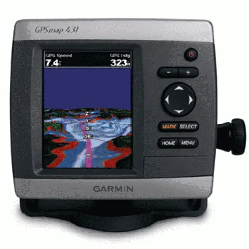 GARMIN GPSMAP 431 COMPACT COLOR GPS CHARTPLOTTER WITH PRE-LOADED INLAND MAPS