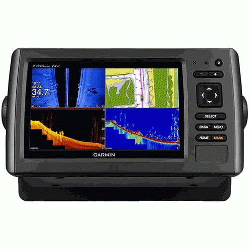 GARMIN ECHOMAP 74SV W/BLUECHART G2 W/O TRANSDUCER