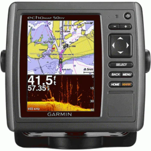 GARMIN ECHOMAP 50DV FF/CP COMBO W/ 5IN DISPLAY TM TRANS & US COASTAL