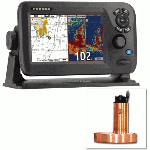 FURUNO GP1870F 7 GPS CP/FF COMBO W/525STID-MSD 60W BRZ THRUHULL TRANS