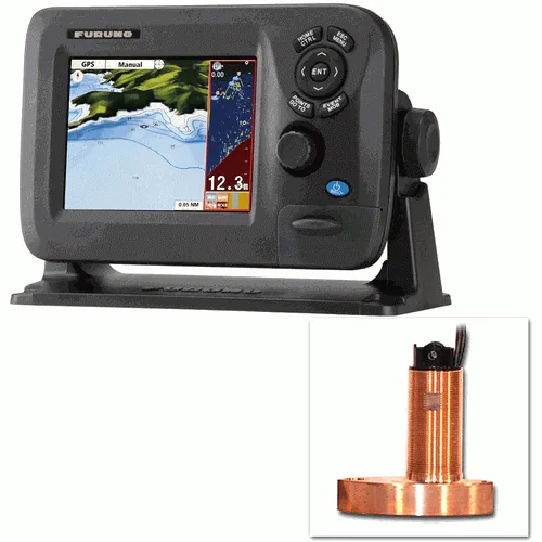 FURUNO GP1670F 5.7 GPS CP/FF COMBO W/525STID-MSD BRZ THRU-HULL TRANS