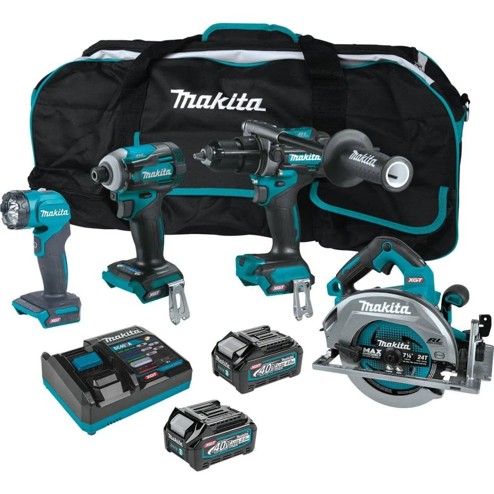 NEW Makita 40V max XGT Combo Kit 4pc