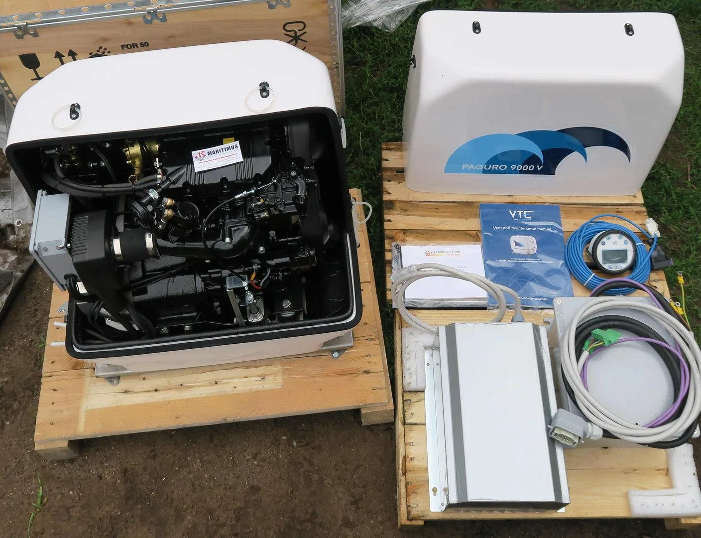 VTE Paguro 9000 Marine Generator 8.5 kW 60 Hz