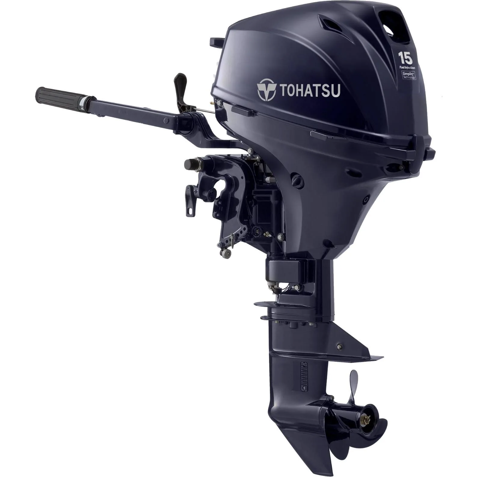 2027 Tohatsu MFS15 15HP Tiller Outboard Motor