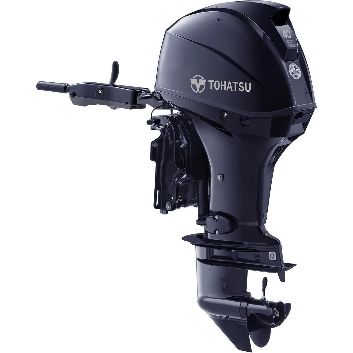 2027 Tohatsu MFS40 40HP Multi-Function Tiller Outboard Motor