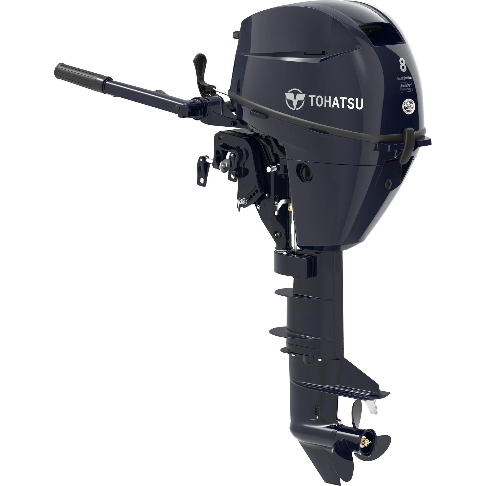 2027 Tohatsu MFS8C 8HP Tiller Outboard Motor