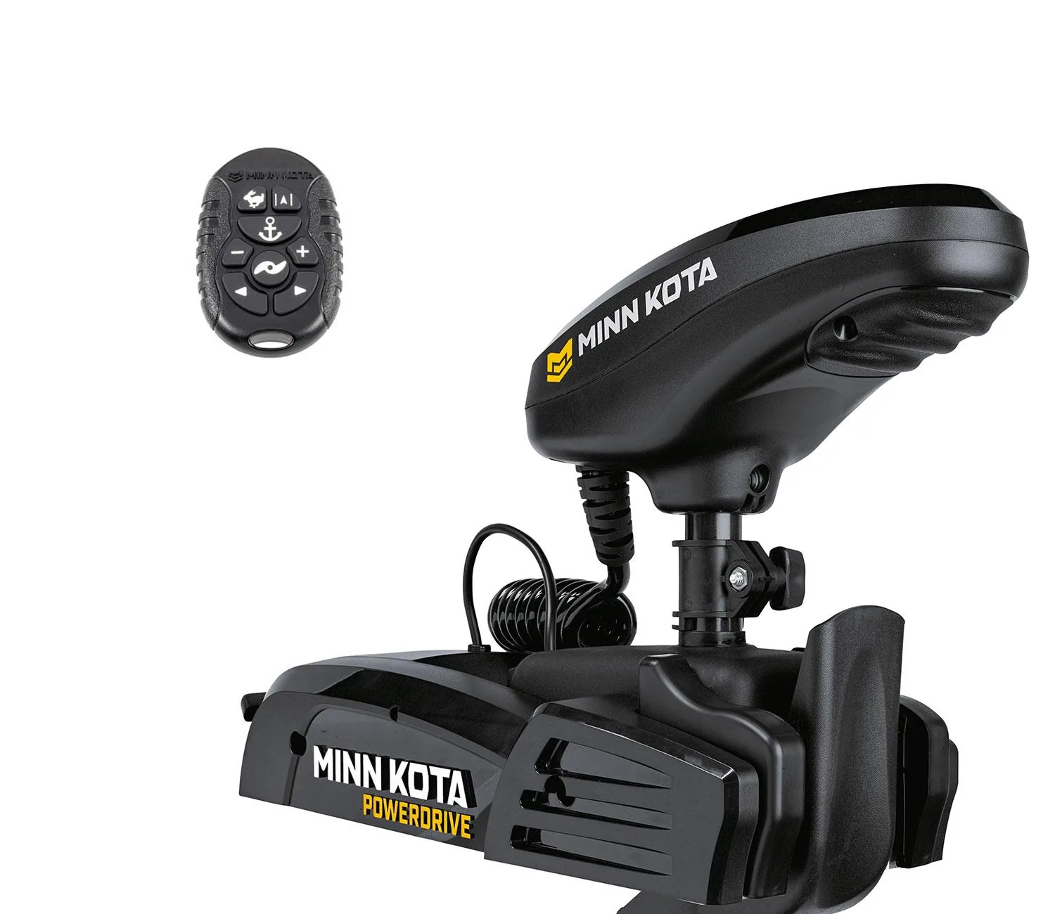 Minn Kota PowerDrive 55 lb 54" Freshwater Bow-Mount Trolling Motor with Dual Spectrum CHIRP & Micro Remote