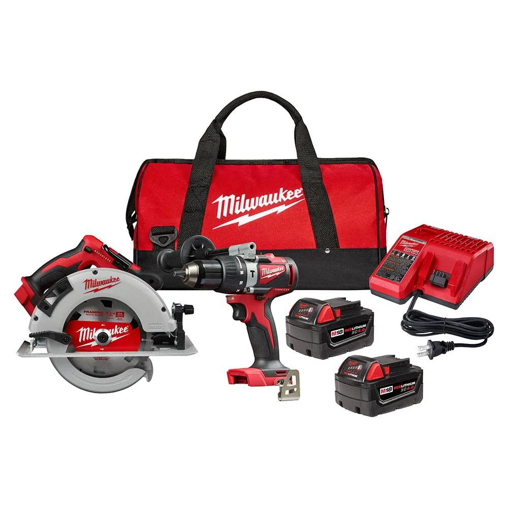 NEW Milwaukee M18 Brushless 2 Pc Combo Kit