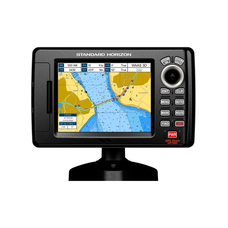 STANDARD HORIZON Chart Plotter, 5inch color, GPS, Basemap