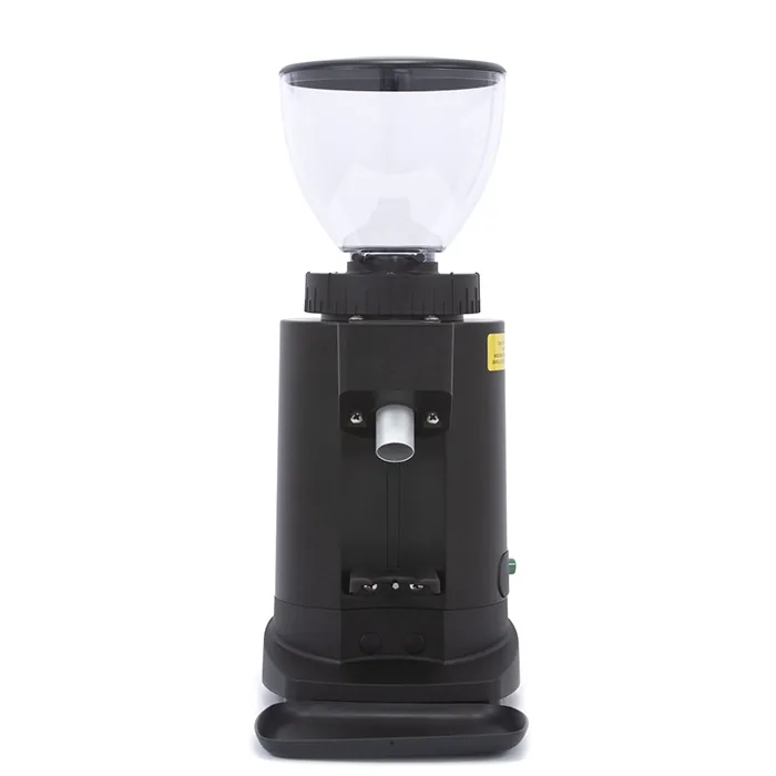Side profile of Ceado E5Pro Espresso Grinder showing compact alloy housing