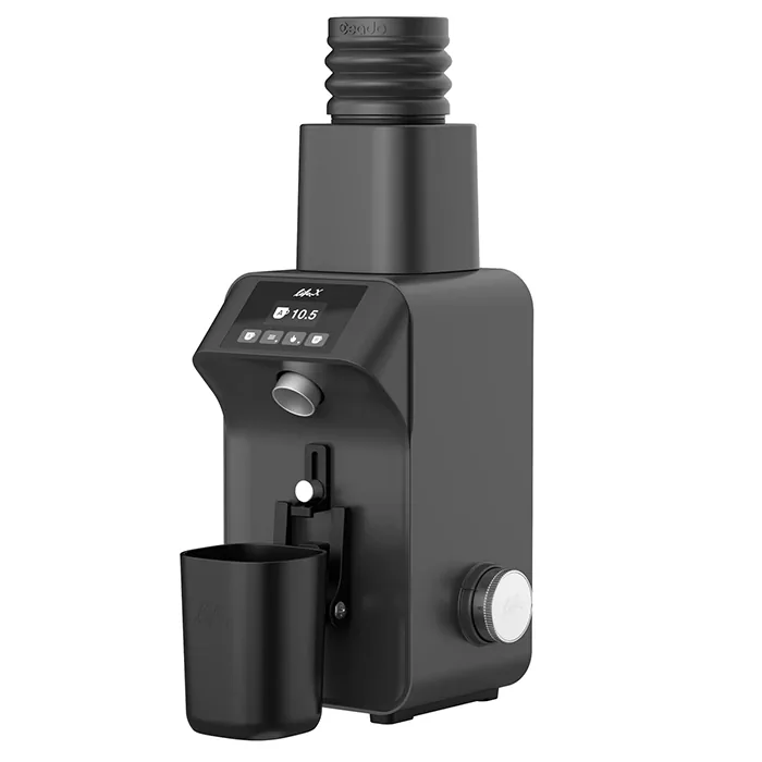 Ceado Life X coffee grinder placed on a modern kitchen countertop