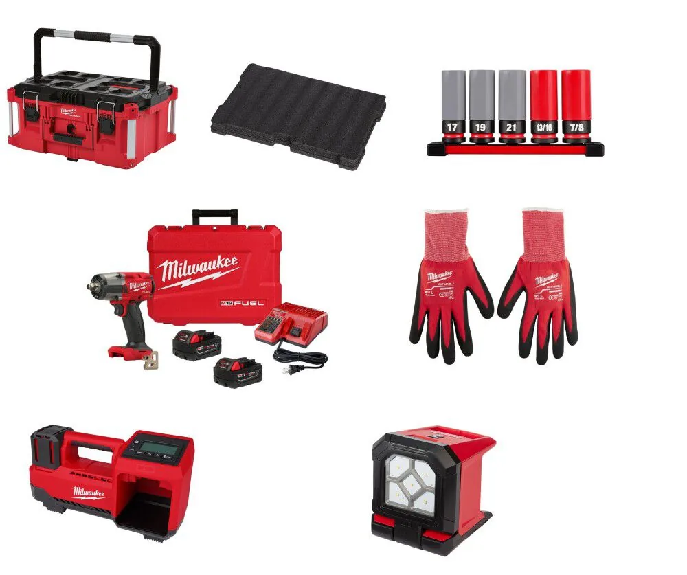 NEW Milwaukee Roadside Assistance Kit Mid Torque