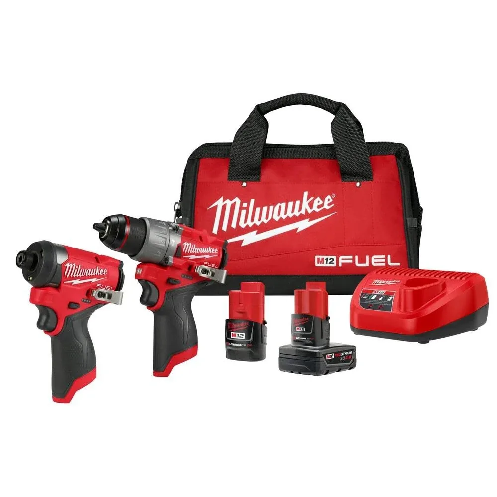 NEW Milwaukee M12 FUEL 2 Tool Combo Kit