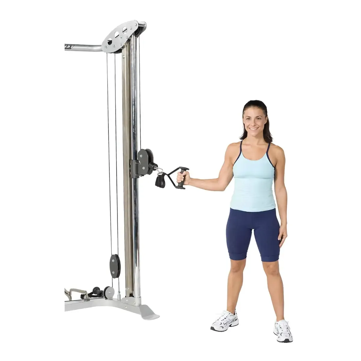 Single cable column with 35 pulley positions