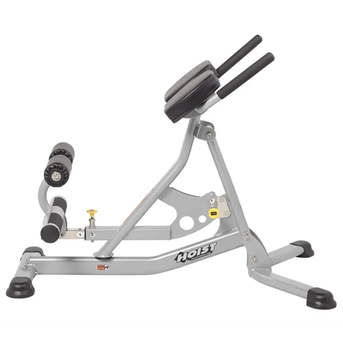 Hoist roman hyper with roller pad and foot bar adjustments