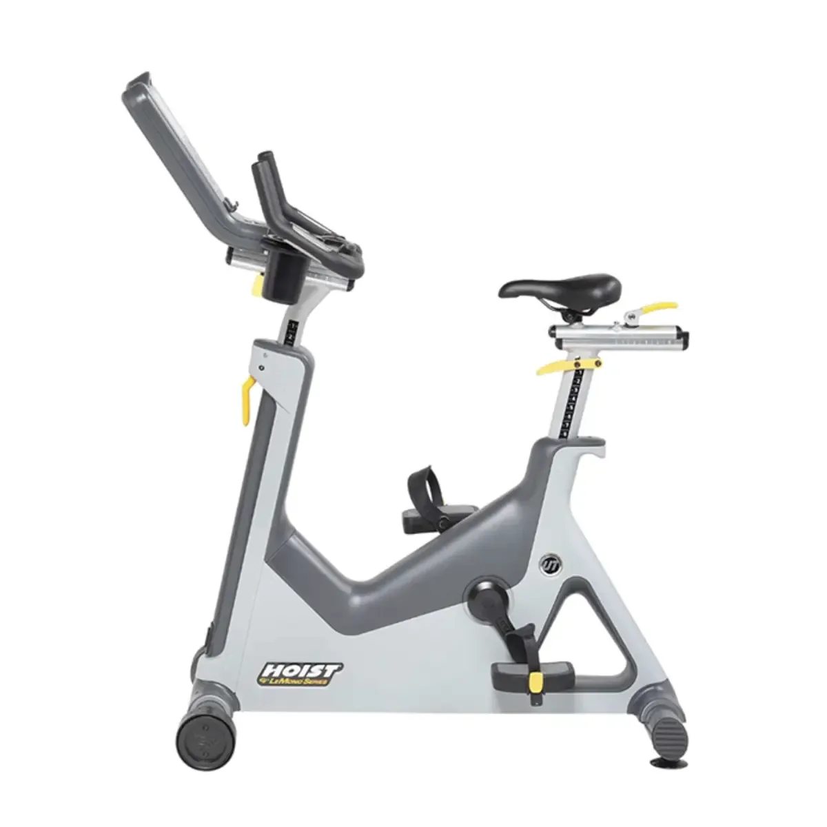 Hoist upright exercise bike with adjustable seat and handlebars