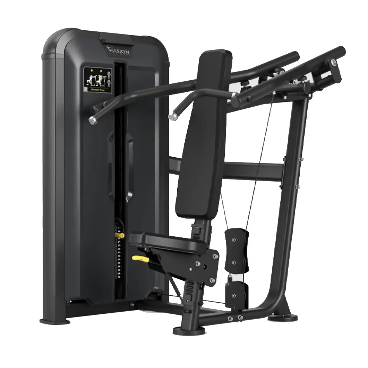 Vision Keystone Converging Shoulder Press selectorized strength machine