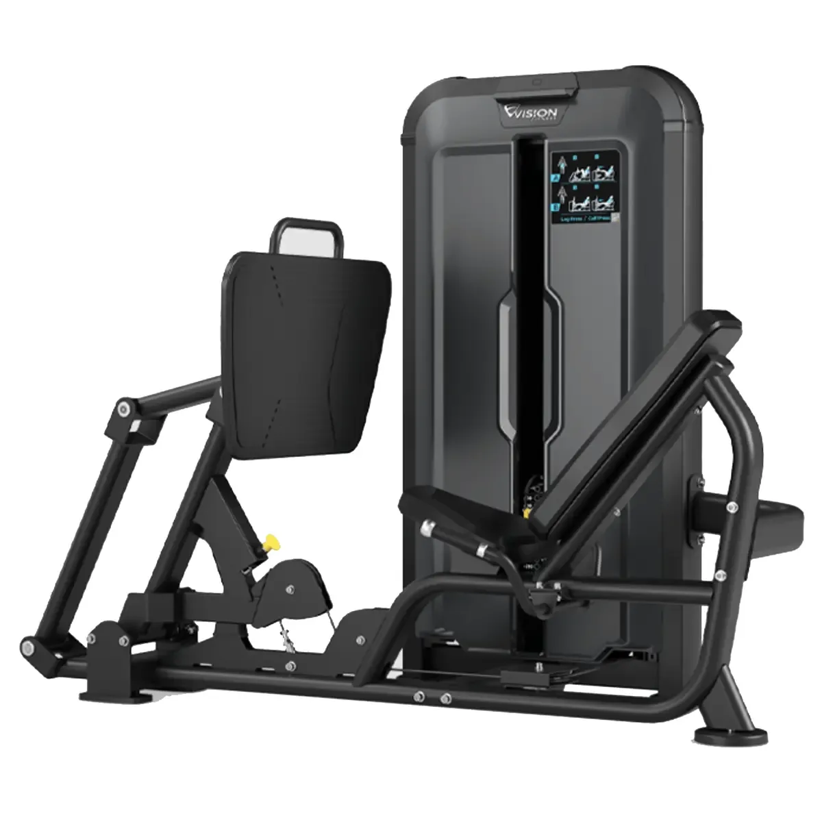 Vision Keystone Leg Press : Calf Press selectorized machine