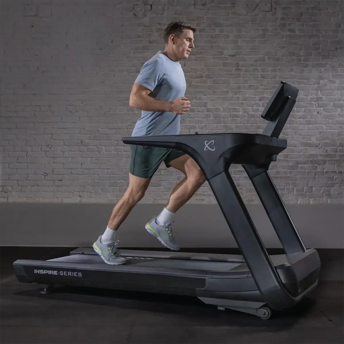 Inspire Series T7 Home treadmill with 22 x 60 inch running surface and incline controls