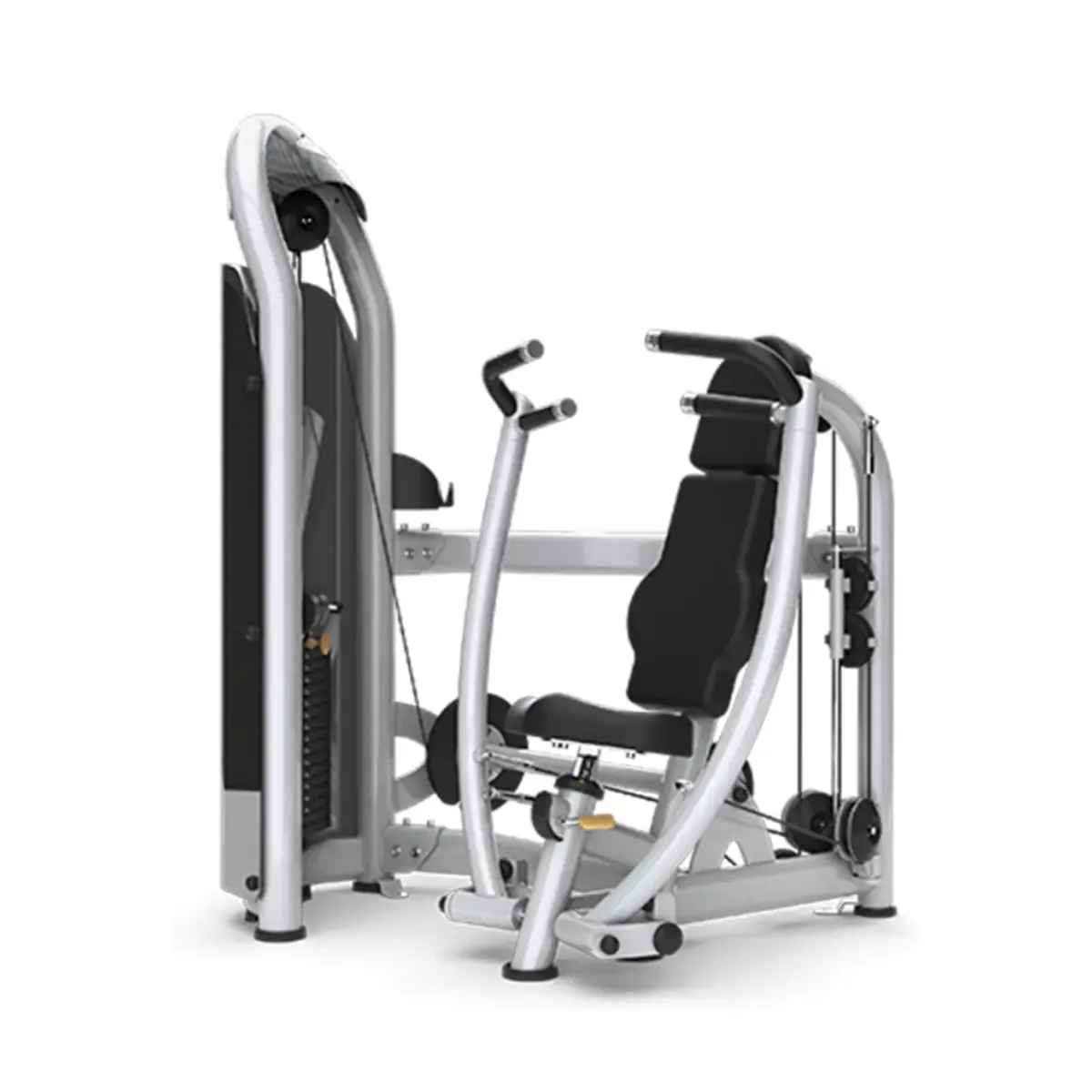 Matrix Aura Converging Chest Press with dual hand grip positions