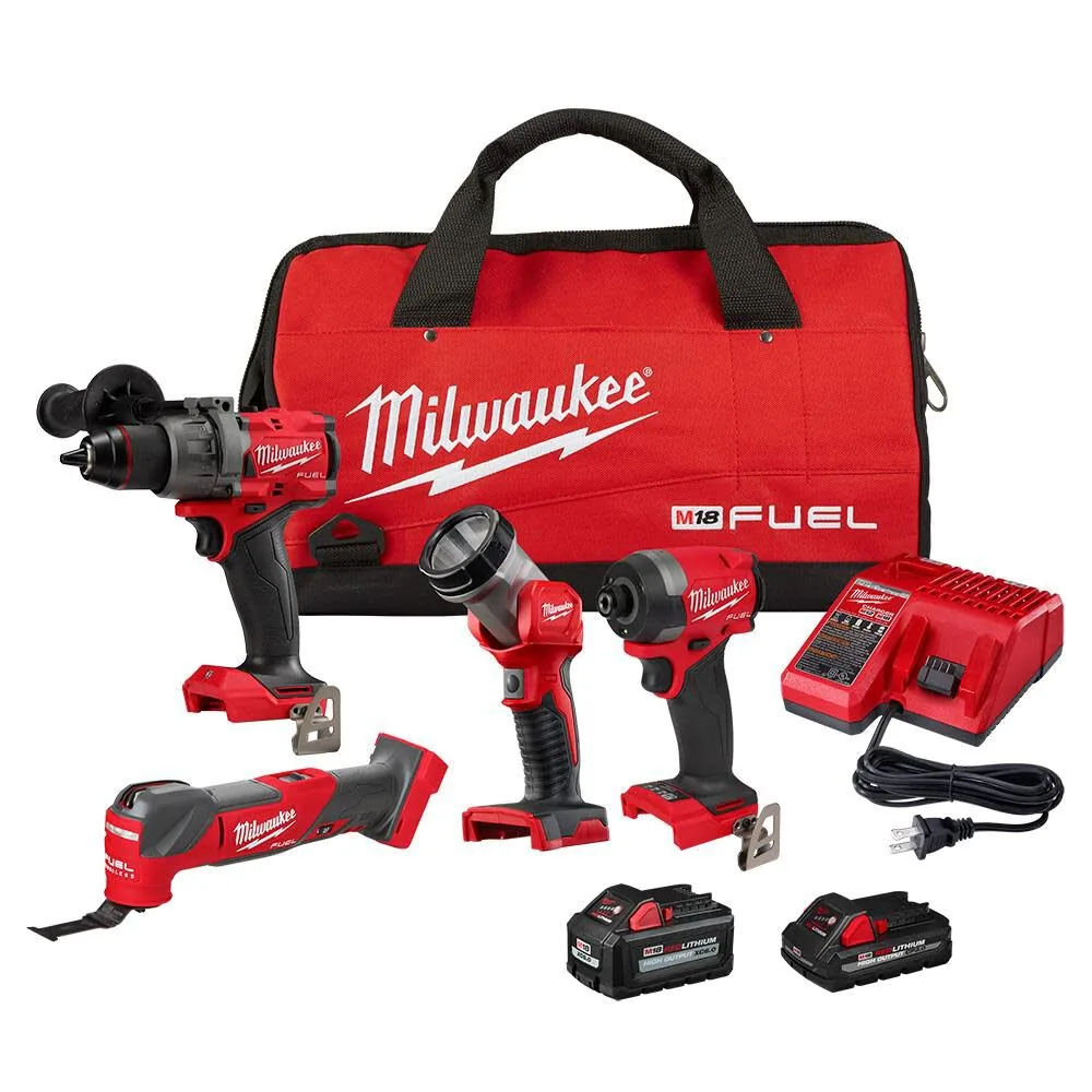 NEW Milwaukee M18 FUEL 4 Tool Combo Kit