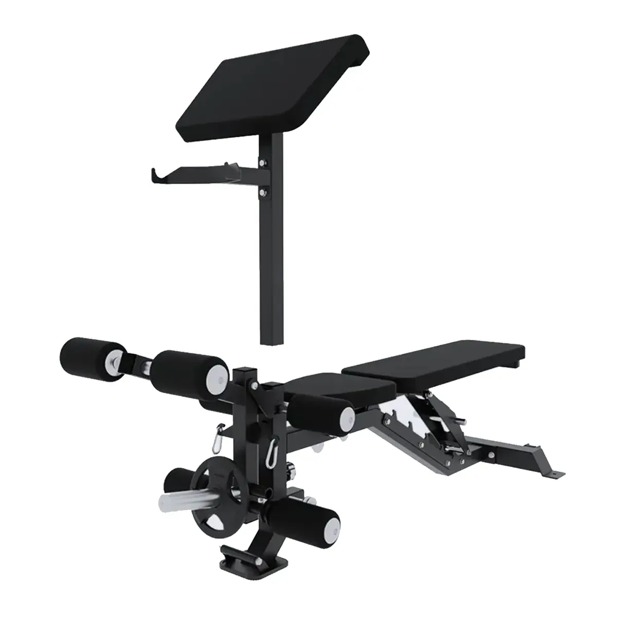 Force USA Compact cable-connected workout bench for home gym training